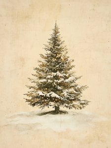 Snowy Christmas Tree Lights by Jolly and Dash