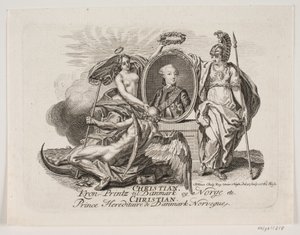 Christian VII as Crown Prince by Jonas Haas