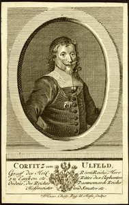 Portrait of Corfitz Ulfeldt 1606-1664 by Jonas Haas