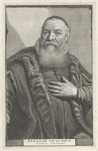 Portrait of Eleazar Swalmius by Jonas Suyderhoef