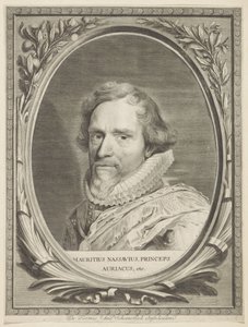 Portrait of Maurice, Prince of Orange (Comites Nassoviae) by Jonas Suyderhoef