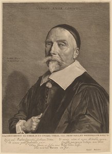 Jacob Revius by Jonas Suyderhoff after Frans Hals