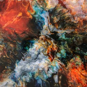 Vibrant Cosmic Swirl
