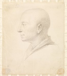 Self-portrait in profile, 7 October 1732 by Jonathan Richardson