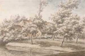 An Orchard by a Stream by Jonathan Skelton