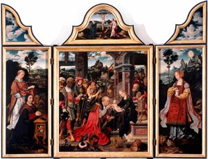 Triptych of Adoration of the Magi