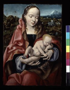 Virgin and Sleeping Christ Child by Joos van Cleve