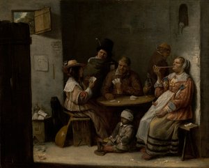 Card Players by Joos van Craesbeeck