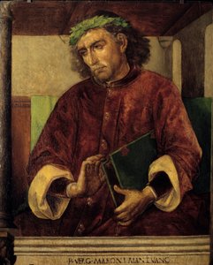 Portrait of Virgil, Roman poet and writer by Joos van Gent (fl.1460 75)