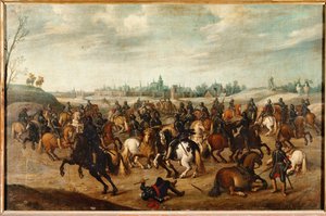 Cavalry Skirmish Before 