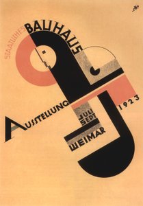 The Bauhaus Exhibition Advertising in Weimar by Joost Schmidt