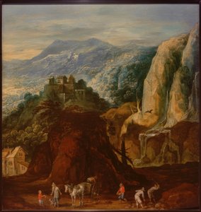 Rocky Landscape with Staffage