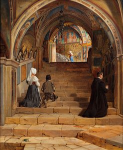 La Scala Santa at the Monastery San Benedetto near Subiaco by Jorgen Roed
