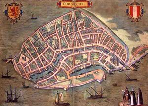 Map of Dordrecht, from 