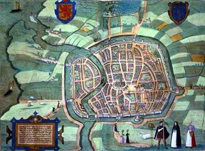Map of Haarlem, from 
