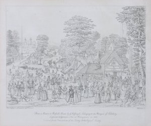 Fete at Horseydown, c.1590 by Joris Hoefnagel