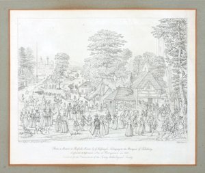 Fete at Horseydown in c.1590 by Joris Hoefnagel