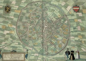 Map of Louvain, from 