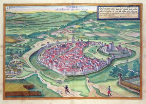 Map of Novara, from 