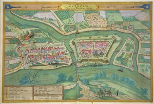 Map of Szolnok, from 