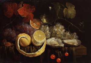 Still Life of Fruits and Oysters