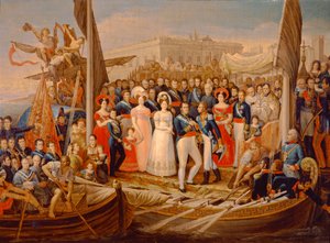 Ferdinand VII Disembarking in the Port of Santa Maria