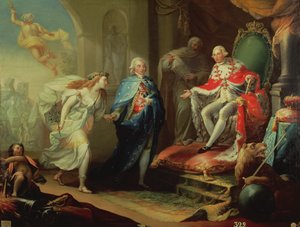 Godoy Presenting Peace to Charles IV, 1796