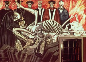 Gods of the Modern World, from The Epic of American Civilization by José Clemente Orozco
