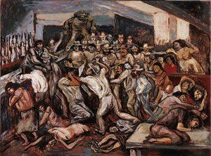 Fight in a Cabaret by José Clemente Orozco