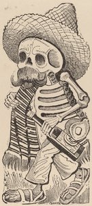 Maderista Skull by José Guadalupe Posada