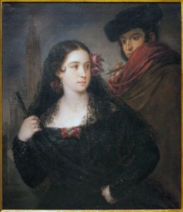 Couple of pleasant people by José Gutiérrez de la Vega