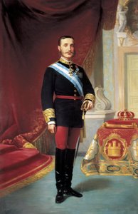 Portrait of Alfonso XII by José María Galván y Candela