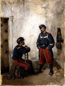 Two Soldiers by Jose Benlliure y Gil