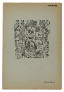 Calavera criminal by José Guadalupe Posada