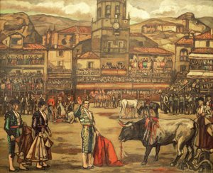 Bull Fighting in Ronda by Jose Gutierrez Solana