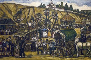 Festival in San Isidro grassland in Madrid. 1933