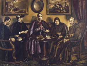 The Visit of the Bishop by Jose Gutierrez Solana