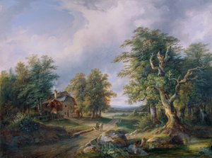 Farmstead on a Forest Road