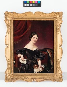 Amalie (Amalia) Schütz-Oldosi, Singer by Josef Danhauser