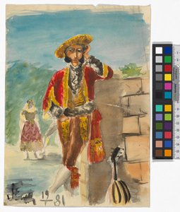 Costume Figures (Spaniards?)