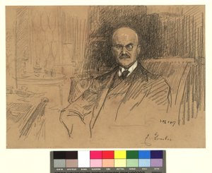 Portrait of Ernest von Koerber, Statesman by Josef Engelhart