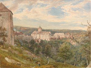 Eichhorn Castle at Evening by Josef Höger