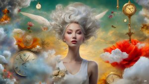 Dreamcore - Breathlessly Timeless White 01 by Josef Johann Michel