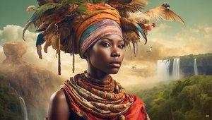Dreamcore Dreamlike Scene Africa 03 by Josef Johann Michel