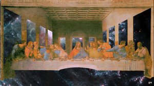 JJM-recreate: Leonardo da Vinci The Last Supper + JWST