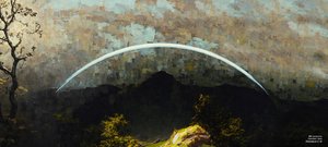 JJM Recreates Friedrich-C-D: Mountain Landscape with Rainbow (Panorama)