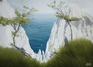 JJM Recreates Friedrich-C-D: Chalk Cliffs on Rügen (Panorama)