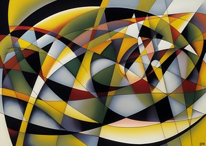 Abstract: Silver-Yellow Curve 6