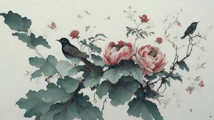 Peony in Green 01