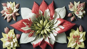 Mandala: Amaryllis Elements 02